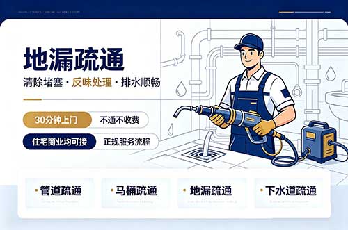 九台地漏疏通